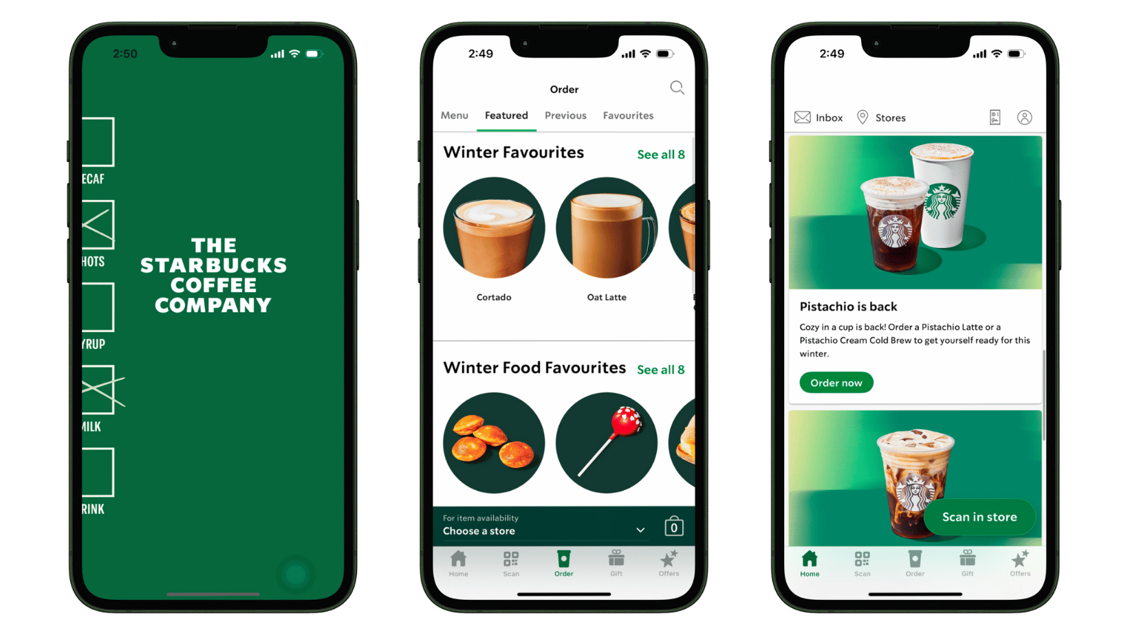 Online Ordering Best Practice Starbucks Branding