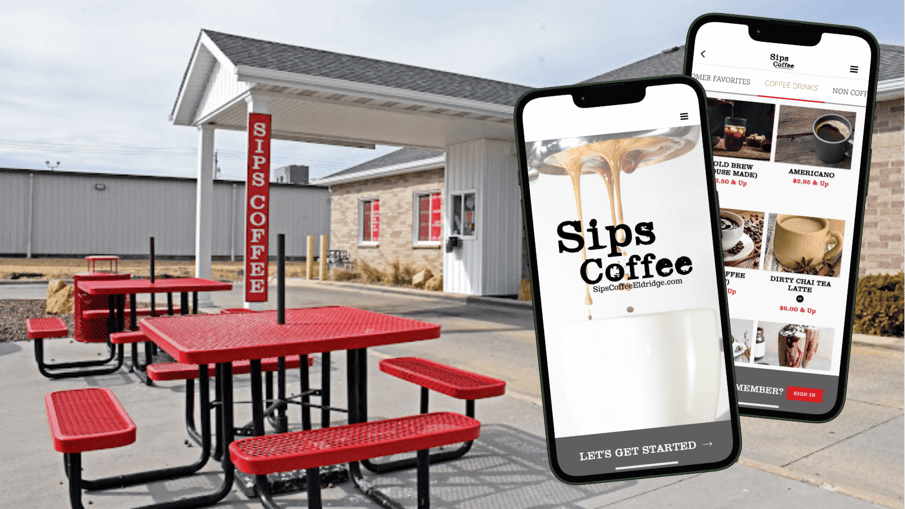 Sips Coffee Shop and Mobile App by Craver 