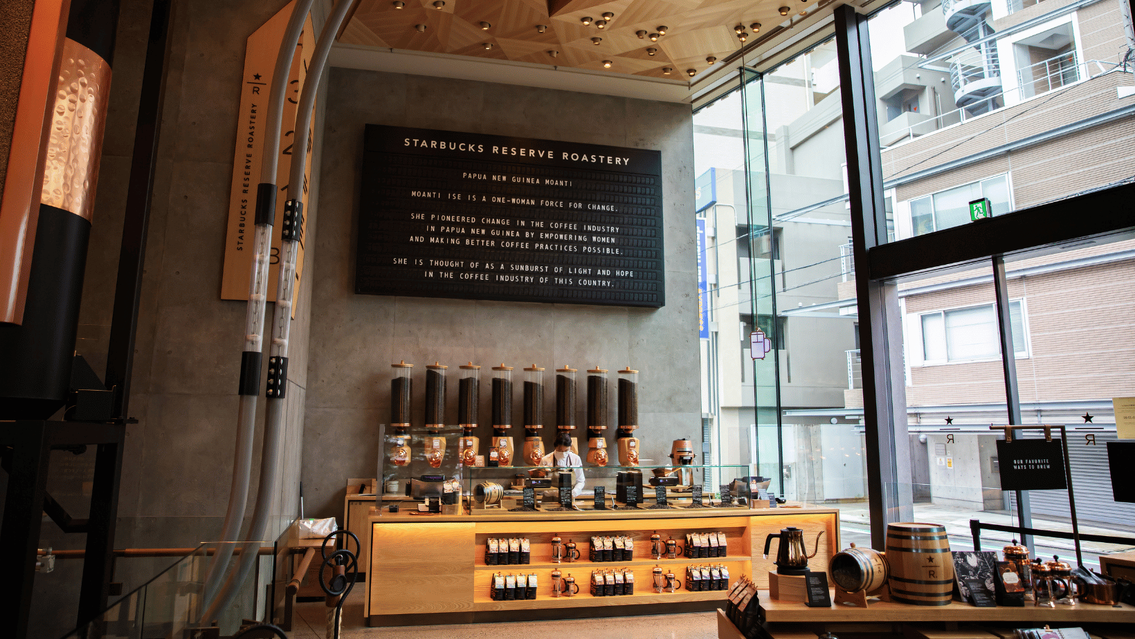 Starbucks Reserve and Roastery Shop and Barista