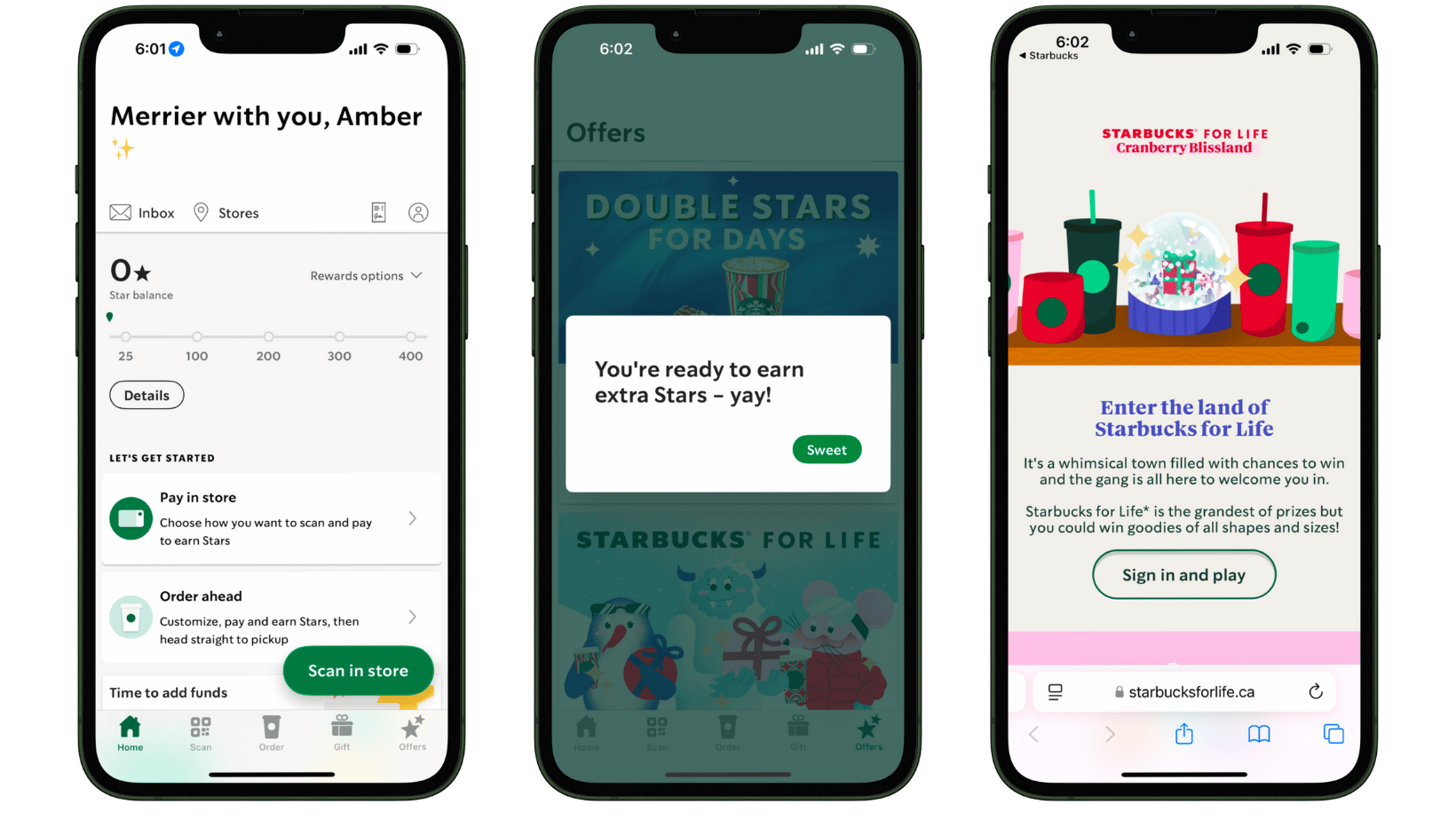 Strarbucks Personalized App and Gamification Elements 